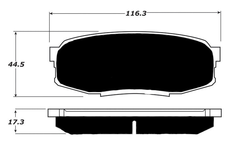 Porterfield Brake Pads for 2017 TOYOTA TUNDRA