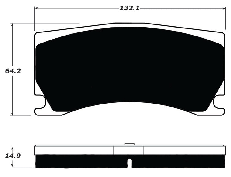 Porterfield Brake Pads for 2012 JAGUAR XKR S w/Alcon Brake Pkg.