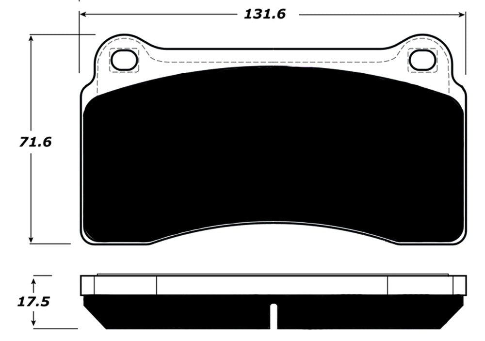 Porterfield Brake Pads for 2010 NISSAN GTR