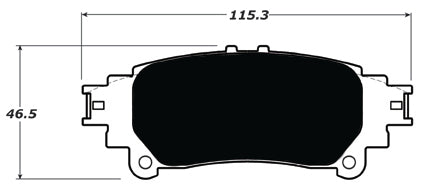 Porterfield Brake Pads for 2016 LEXUS IS 300
