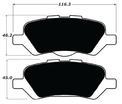 Porterfield Brake Pads for 2009 TOYOTA VENZA