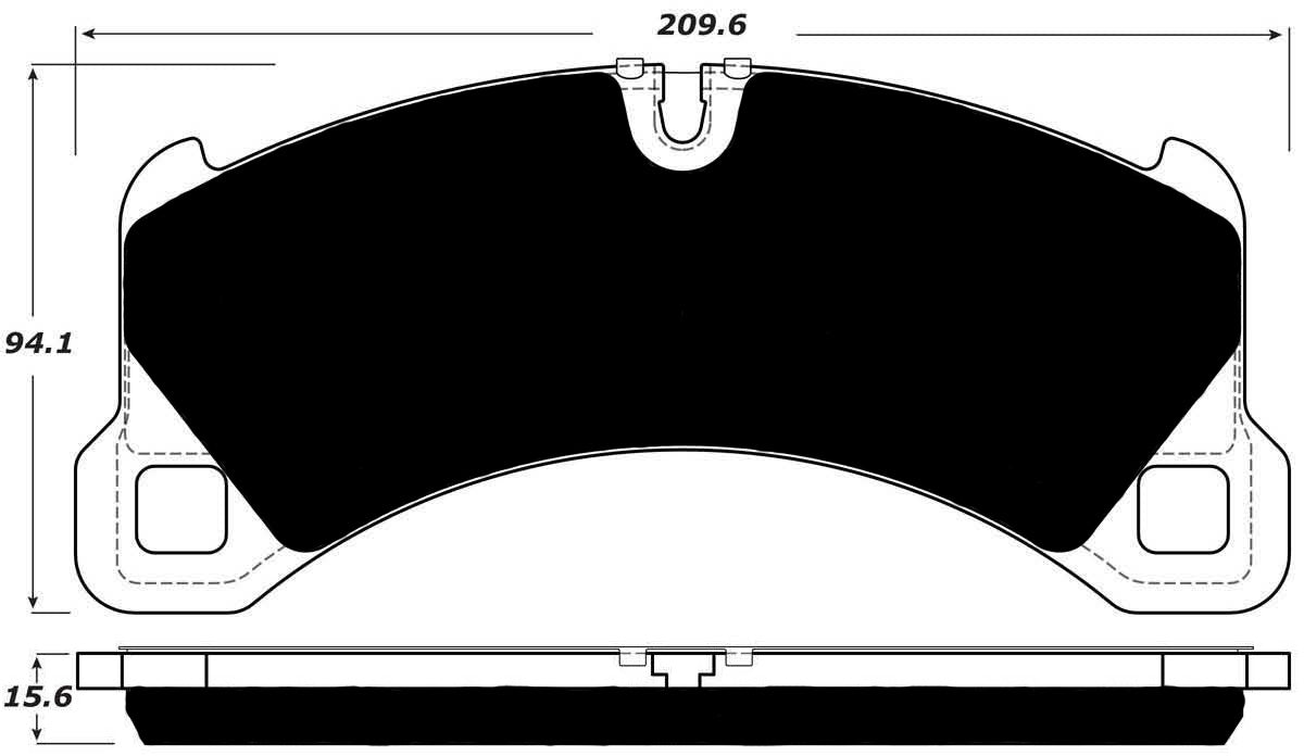 Porterfield Brake Pads for 2015 PORSCHE MACAN