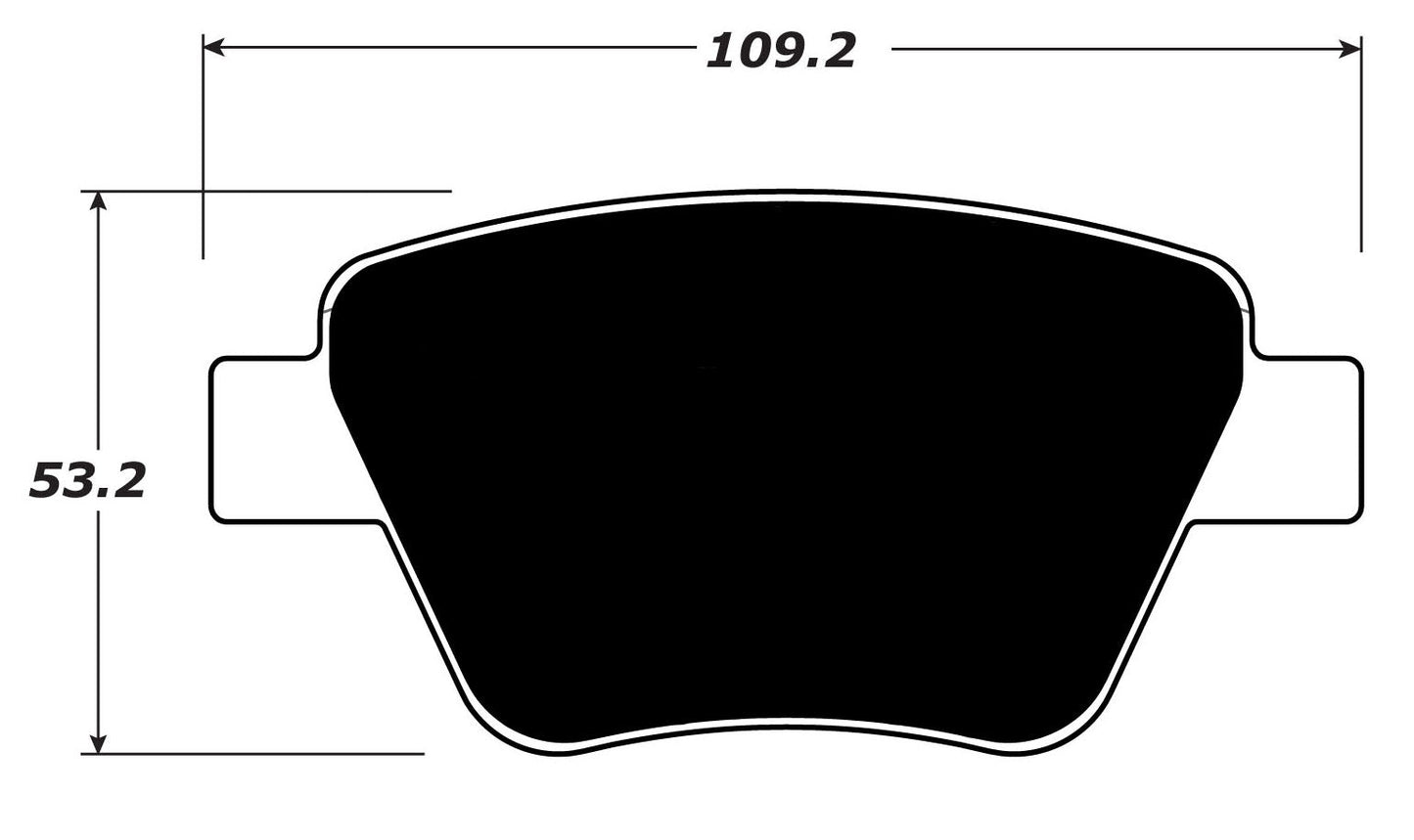 Porterfield Brake Pads for 2012 VOLKSWAGEN EOS