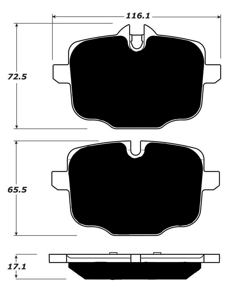 Porterfield Brake Pads for 2013 BMW 650i RWD