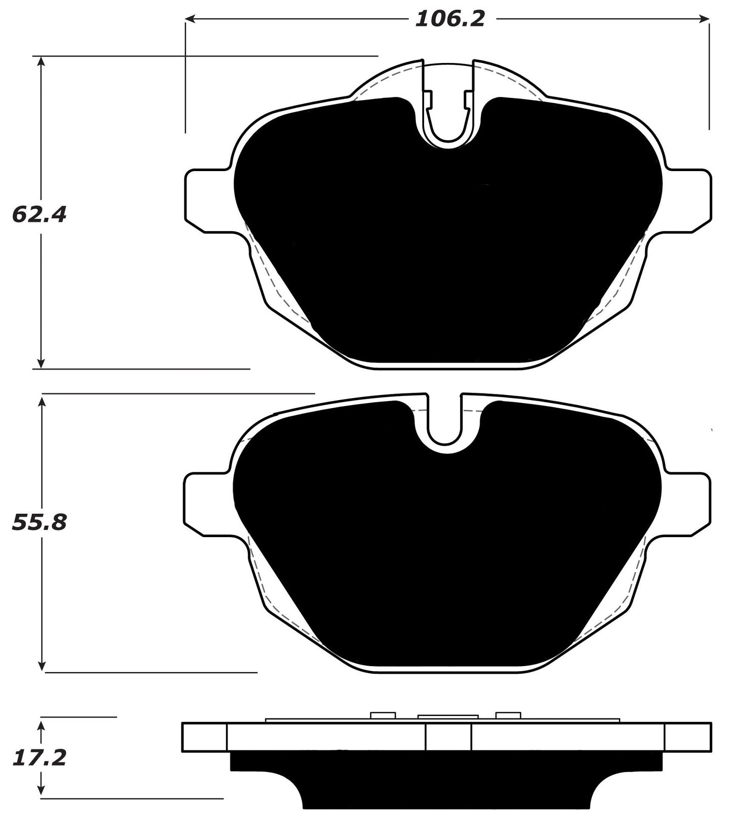 Porterfield Brake Pads for 2016 BMW X4 - M40i