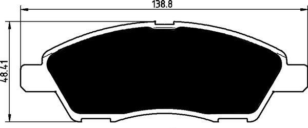 Porterfield Brake Pads for 2015 NISSAN Versa Note