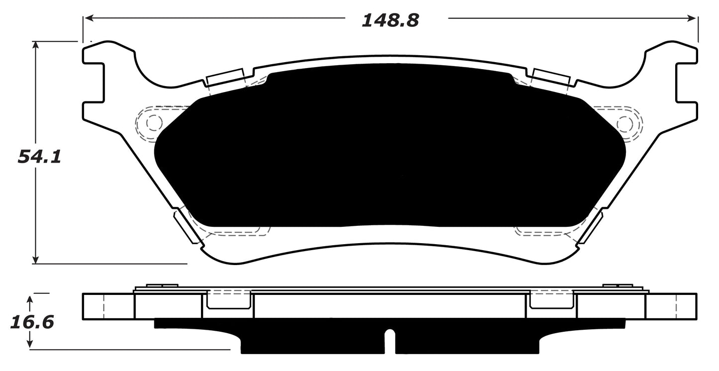Porterfield Brake Pads for 2015 FORD F150 2WD W/MANUAL PB