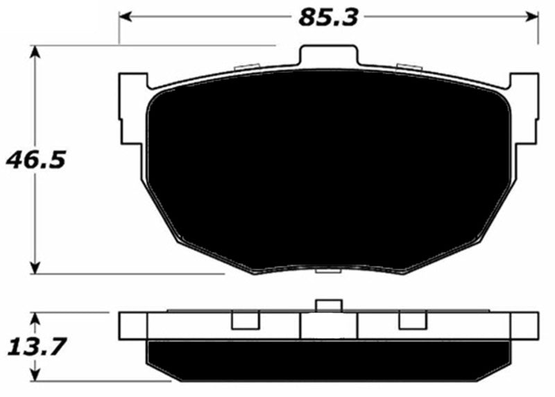 Porterfield Brake Pads for 1997 HYUNDAI TIBURON