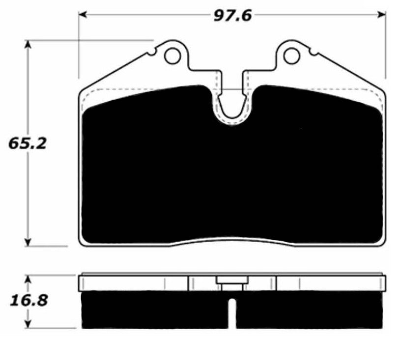 Porterfield Brake Pads for 1989 FERRARI 348 GTB