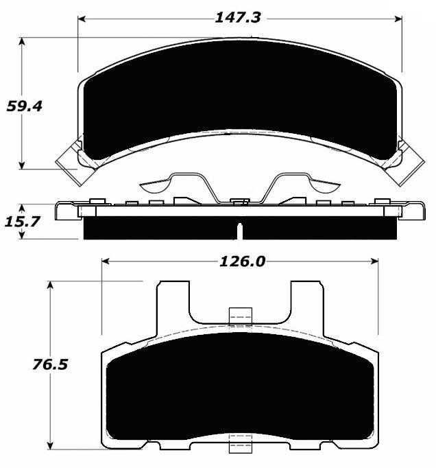 Porterfield Brake Pads for 1991 GMC C1500 2WD Ext Cab