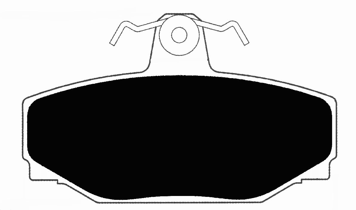 Porterfield Brake Pads for 1999 VOLVO V70 AWD to ch 588639
