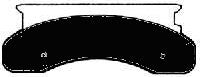 Porterfield Brake Pads for 1992 FORD F350 1 Ton 2WD DRW 3 1/2 Rear Shoe