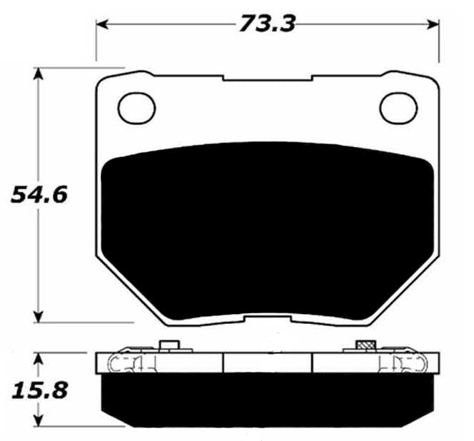 Porterfield Brake Pads for 1995 NISSAN 300ZX