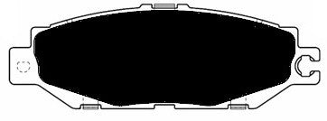 Porterfield Brake Pads for 1999 LEXUS LS 400