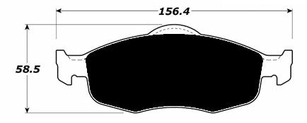 Porterfield Brake Pads for 1999 MERCURY MYSTIQUE 6 Cyl R/Drum w/o sensor