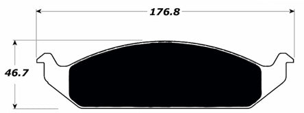 Porterfield Brake Pads for 1999 CHRYSLER CIRRUS w/rear discs
