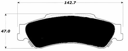 Porterfield Brake Pads for 2003 CHEVROLET S-10 BLAZER 2WD