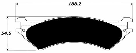 Porterfield Brake Pads for 2003 FORD F150 2WD Rear Disc 8 Lug