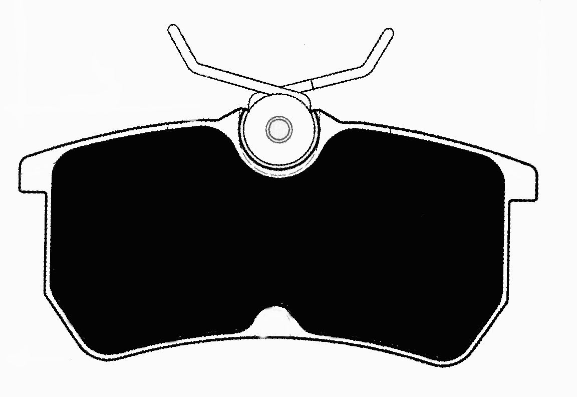 Porterfield Brake Pads for 2015 FORD FIESTA- Rear Disc