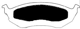 Porterfield Brake Pads for 1997 PLYMOUTH PROWLER