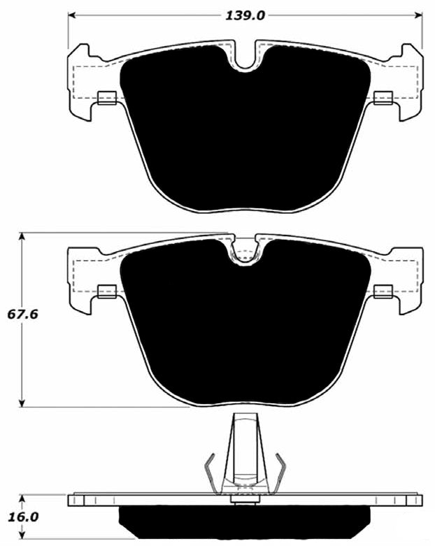 Porterfield Brake Pads for 2003 BMW 745Li