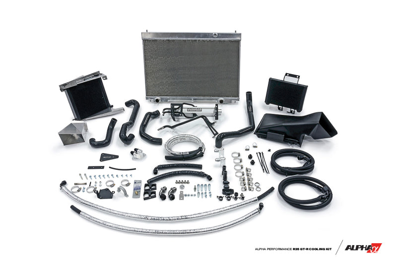 AMS Performance 2017+ Nissan GT-R R35 Alpha Cooling Package - Race System ALP.07.02.0001-6