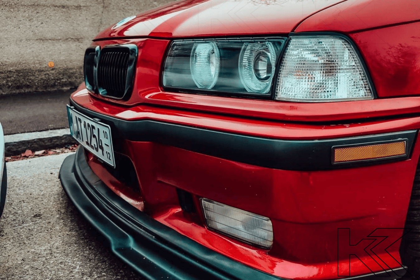 BMW 3 Series E36 Sedan Black Angel Eyes LED Headlights (1992 - 1998)