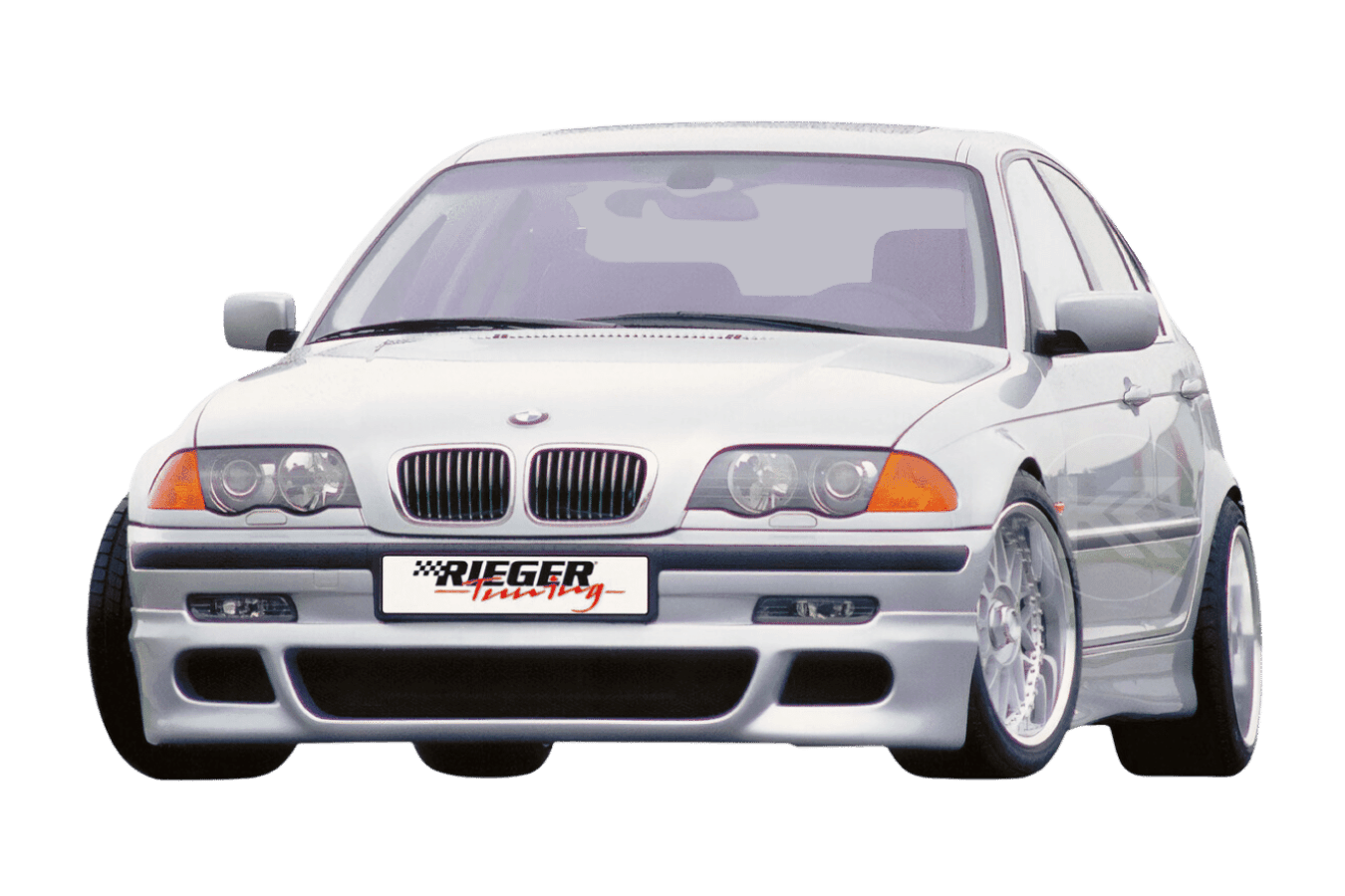 BMW 3-Series E46 Rieger Sedan/Wagon Front Spoiler Extension - M5 Look