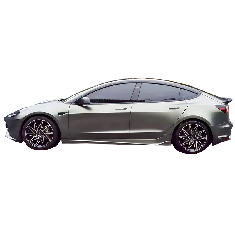 2017-2023 Tesla 3 Unpainted Black Front Bumper Shield Guard Cover PP
