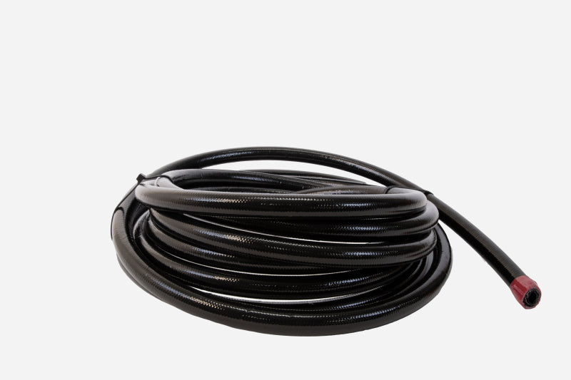 Aeromotive PTFE SS Braided Fuel Hose - Black Jacketed - AN-12 x 12ft 15334