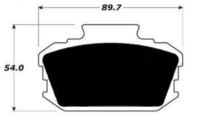 Porterfield Brake Pads for 1971 DATSUN 510