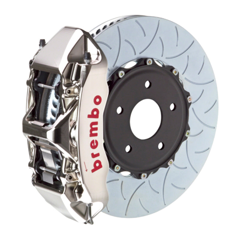 Brembo 11-23 Charger w/V8 Exc AWD/SRT8 Fr GTR BBK 6Pis Billet 380x34 2pc Rtr Slot Type3-Nickel 1N3.9044AR