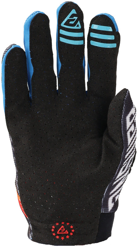 Answer 24 Aerlite Drip Gloves Black/White/Rainbow - XL 442732