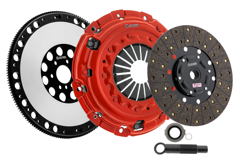 Action Clutch 01-03 BMW 330i 3.0L (M54) 5-Speed RWD Stage 1 Clutch Kit (1OS) w/Lightened Flywheel ACR-3448 *Discontinued