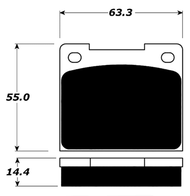 Porterfield Brake Pads for 1972 TRIUMPH SPITFIRE