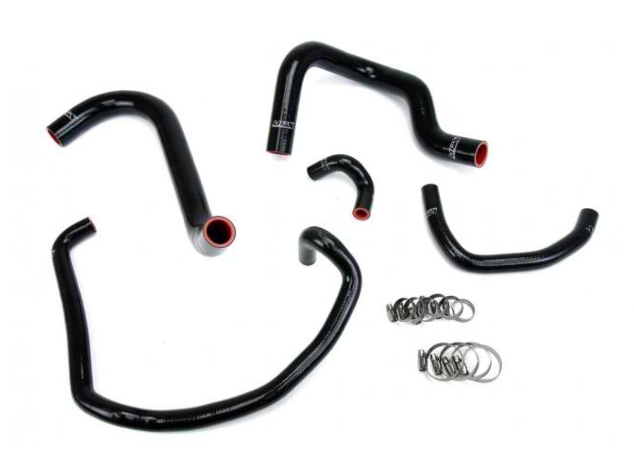 HPS Performance Products HPS Black Reinforced Silicone Radiator + Heater Hose Kit Toyota 95-04 Tacoma 2.4L & 2.7L 4Cyl