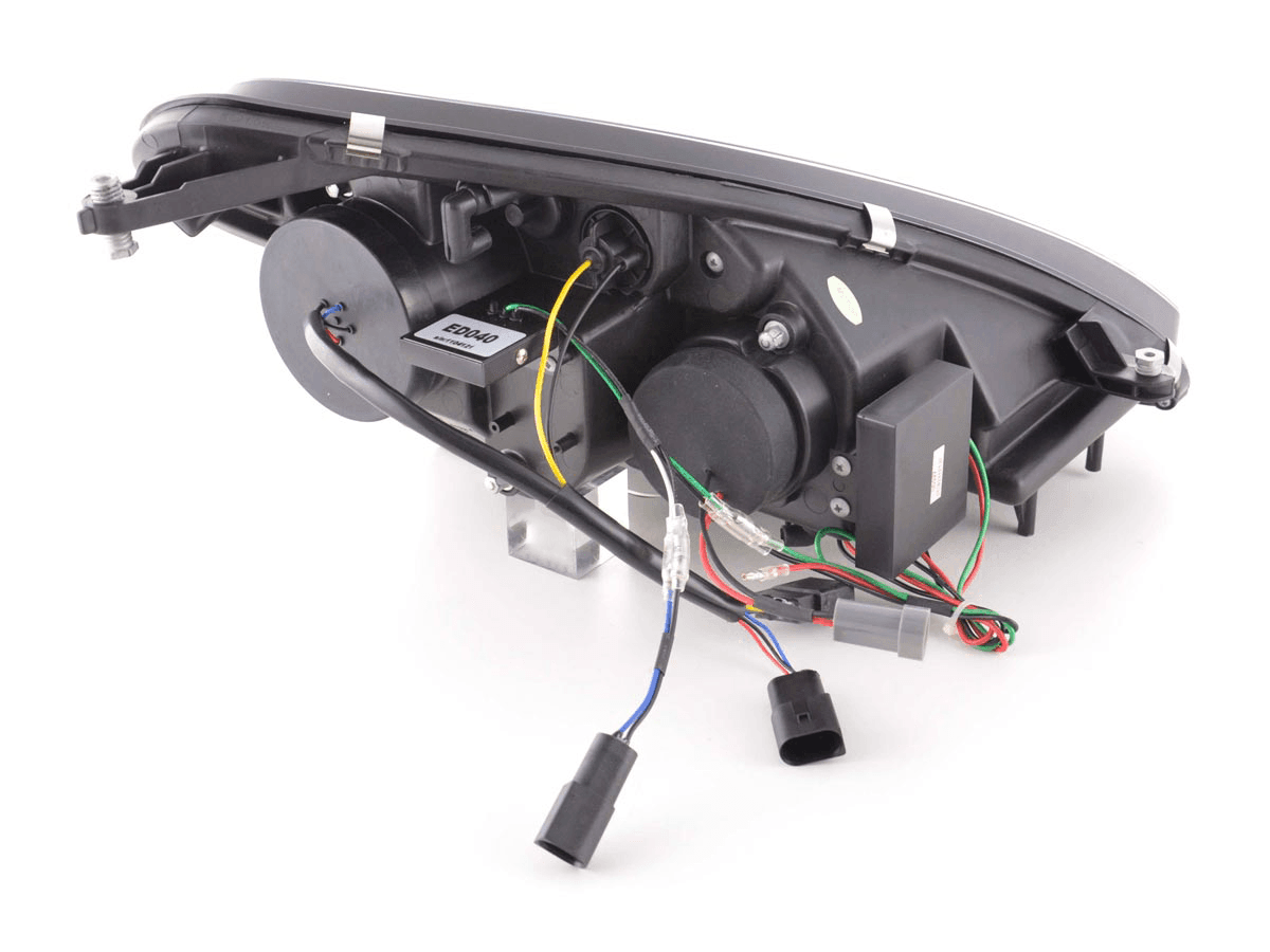 Mercedes Benz SLK (171) Chrome LED Headlights with Daytime Running Lights (2004-2011)