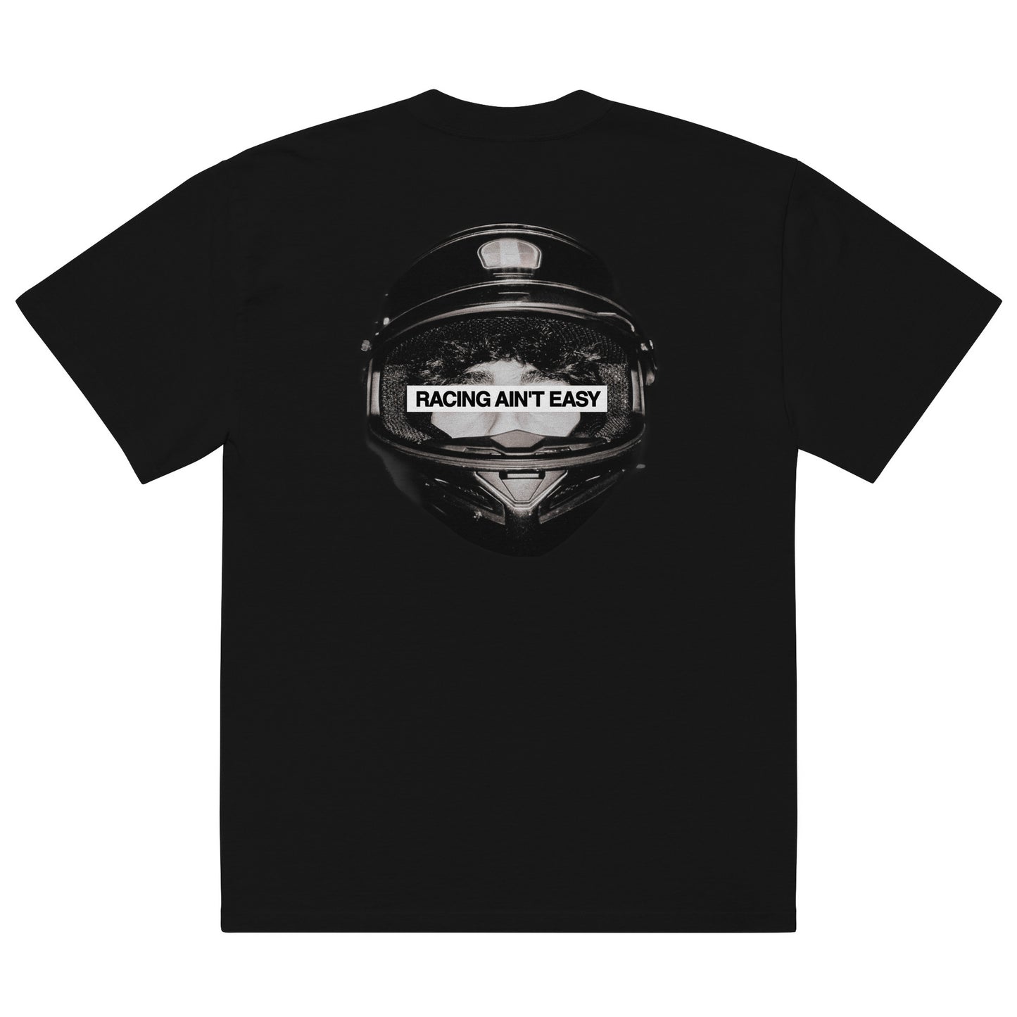 DAVJN | RACING AINT EASY Tee | Faded Black