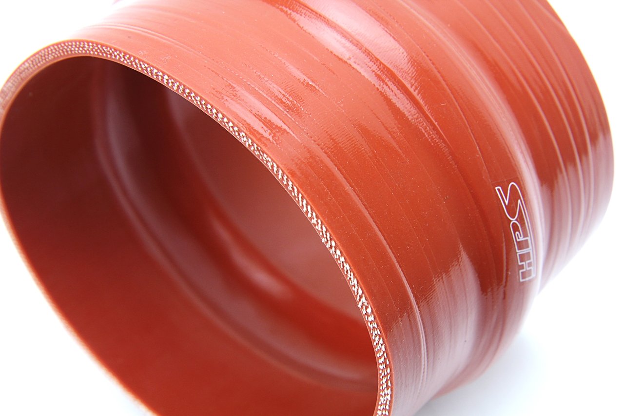 HPS 3/4" ID, 6" Length, Silicone Straight Hump Coupler Hose Hot Side, Ultra High Temp 4-ply Aramid Reinforced, Max. Temperature: 500F, 19mm ID