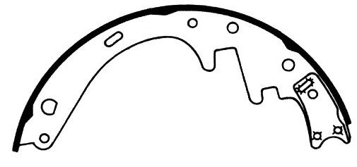 Porterfield Brake Shoes for 1986 FORD BRONCO