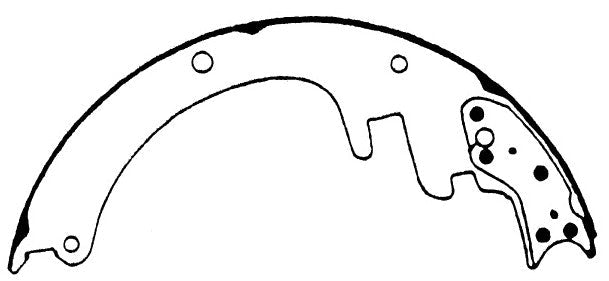 Porterfield Brake Shoes for 1995 DODGE RAM 2500 2WD