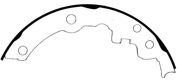 Porterfield Brake Shoes for 1997 CHEVROLET CAVALIER w/200mm Rear Drums