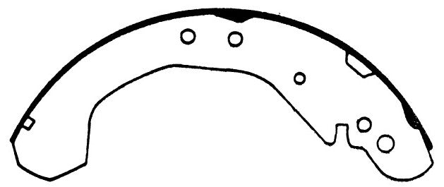 Porterfield Brake Shoes for 1990 CHEVROLET C1500 2WD Ext Cab inc. SS 454