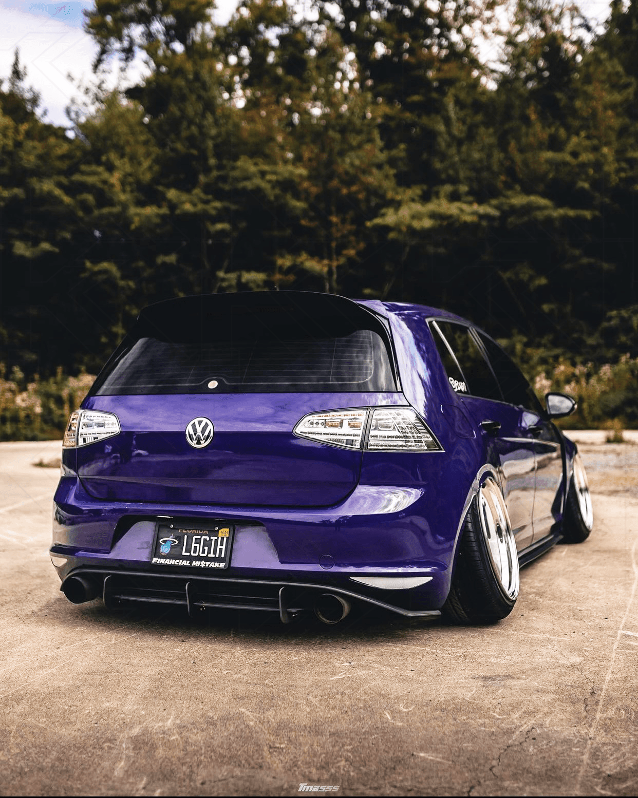 VW MK7 Golf GTI Chrome/Clear LED Tail Lights (2012 - 2017)