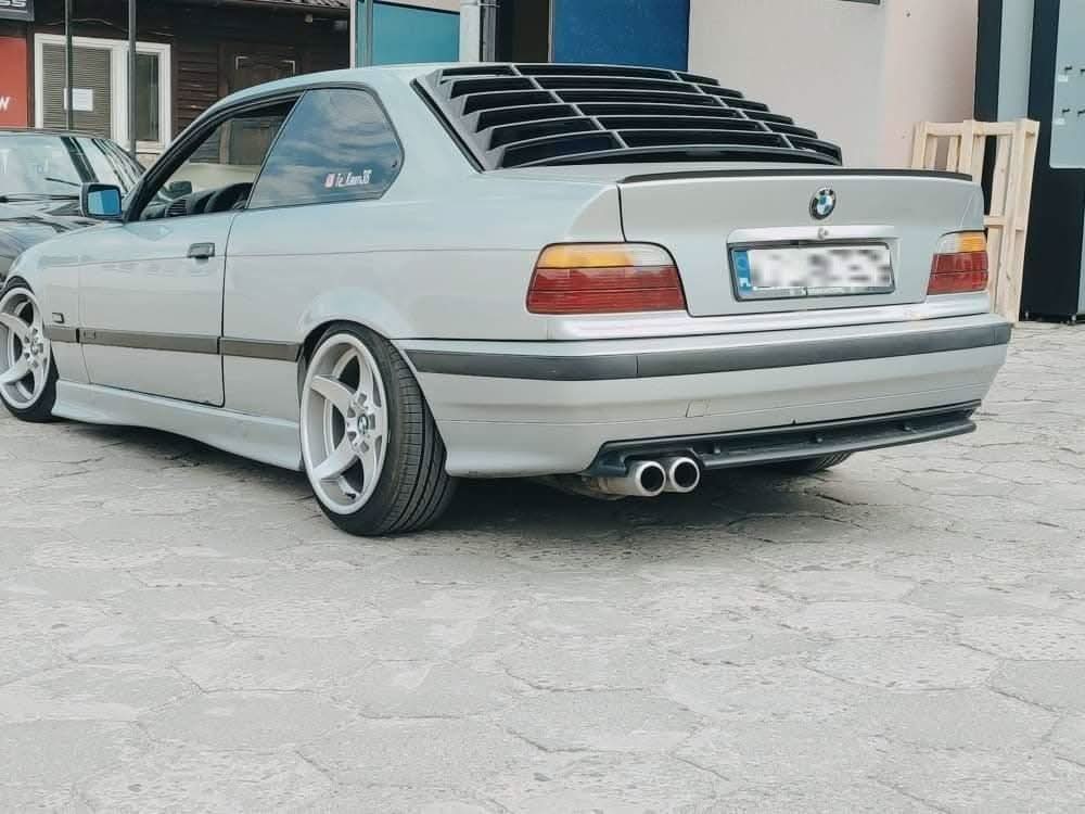 BMW E36 Coupe Series 3 Black Back Windshield Louvers (1992 - 1999)