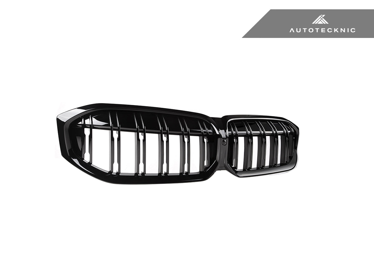 AutoTecknic Painted Glazing Black Dual-Slat Front Grille - G20 3-Series LCI