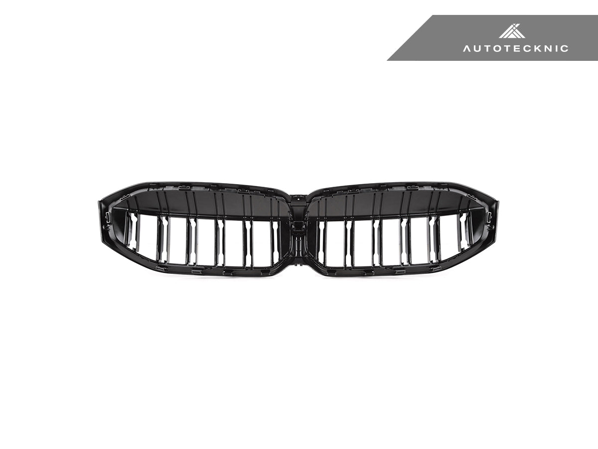 AutoTecknic Painted Glazing Black Dual-Slat Front Grille - G20 3-Series LCI
