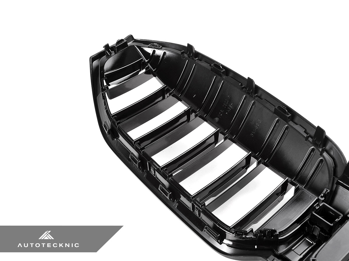 AutoTecknic Painted Glazing Black Dual-Slat Front Grille - G20 3-Series LCI