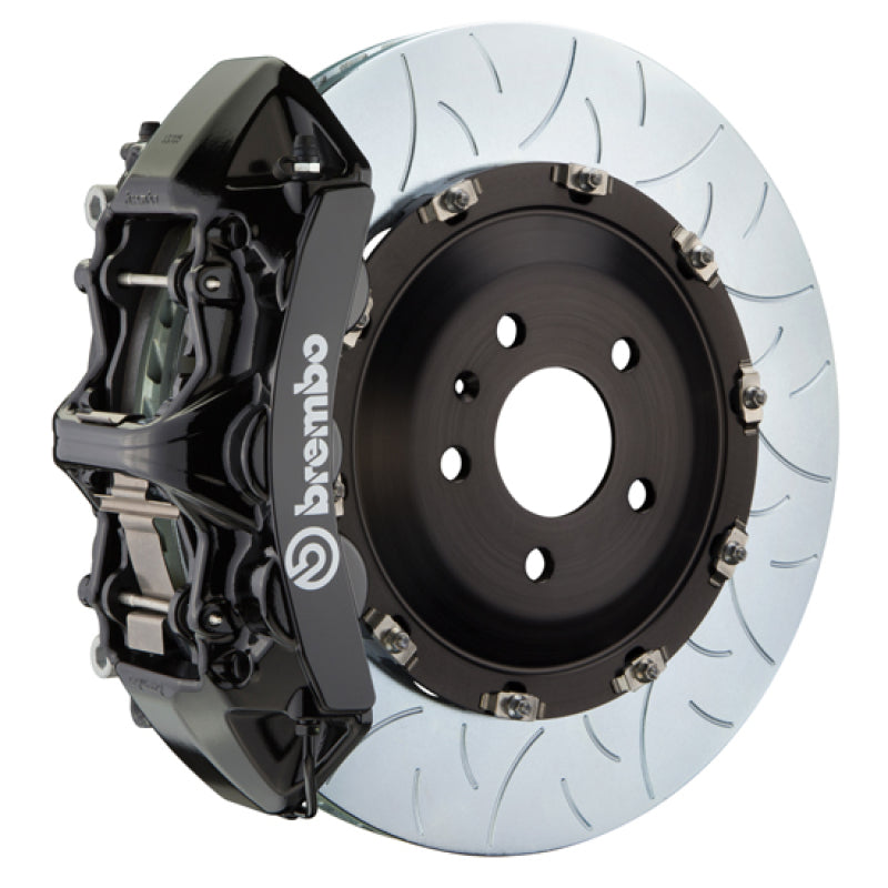 Brembo 24+ BMW M30i/530i XDrive Front GT BBK 6 Piston Cast 380x34 2pc Rotor Slotted Type-3 - Black 1N3.9092A1