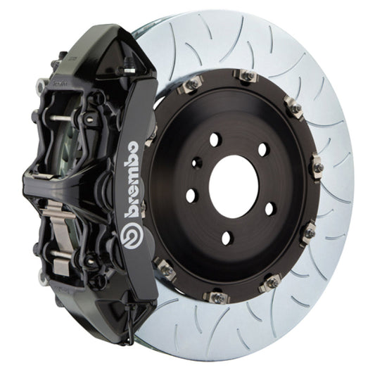 Brembo 24+ BMW M30i/530i XDrive Front GT BBK 6 Piston Cast 380x34 2pc Rotor Slotted Type-3 - Black 1N3.9092A1